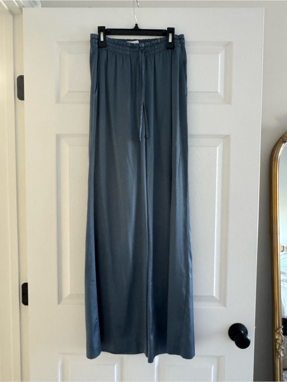 AG drawstring silk pants